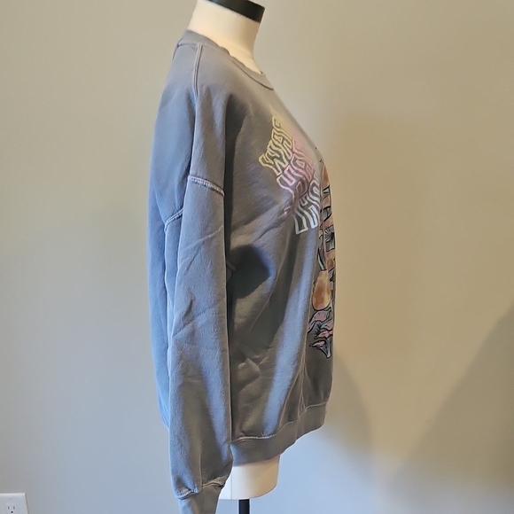 Gray Graphic Women's Sweatshirt - Picture 5 of 6